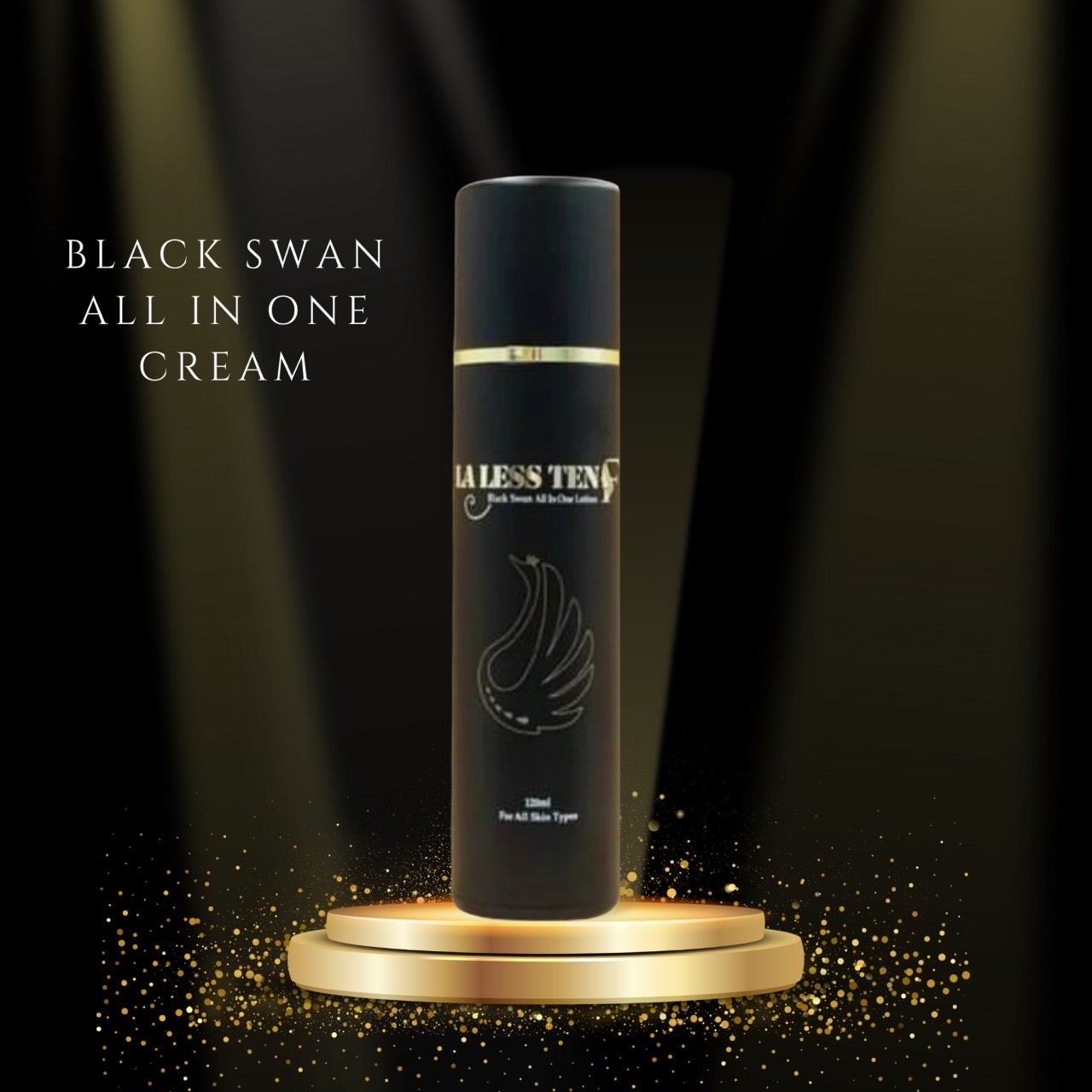 【新品】ラレステンLA LESS TEN BLACK SWAN オールインワン ラレステン】ブラックスワンオールインワンクリーム | FUJICO